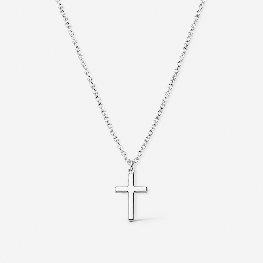 Adjustable Cross Pendant Necklace