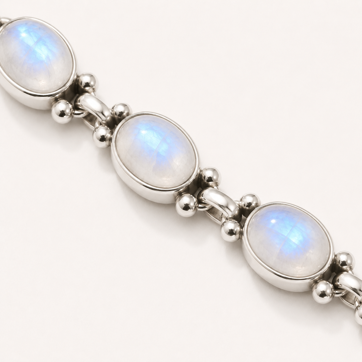 Rainbow Moonstone Gemstone Bracelet
