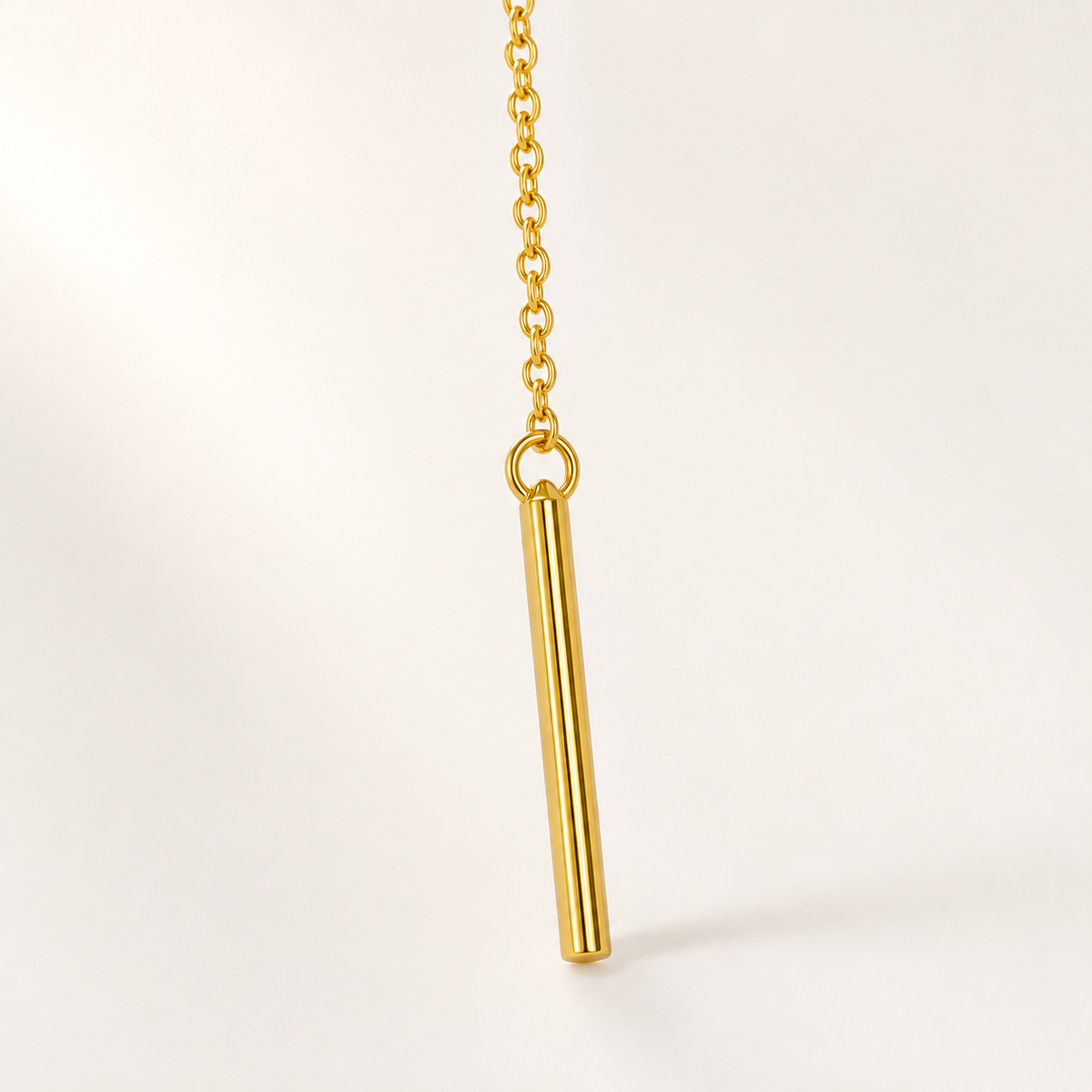 Circle Bar Y Necklace