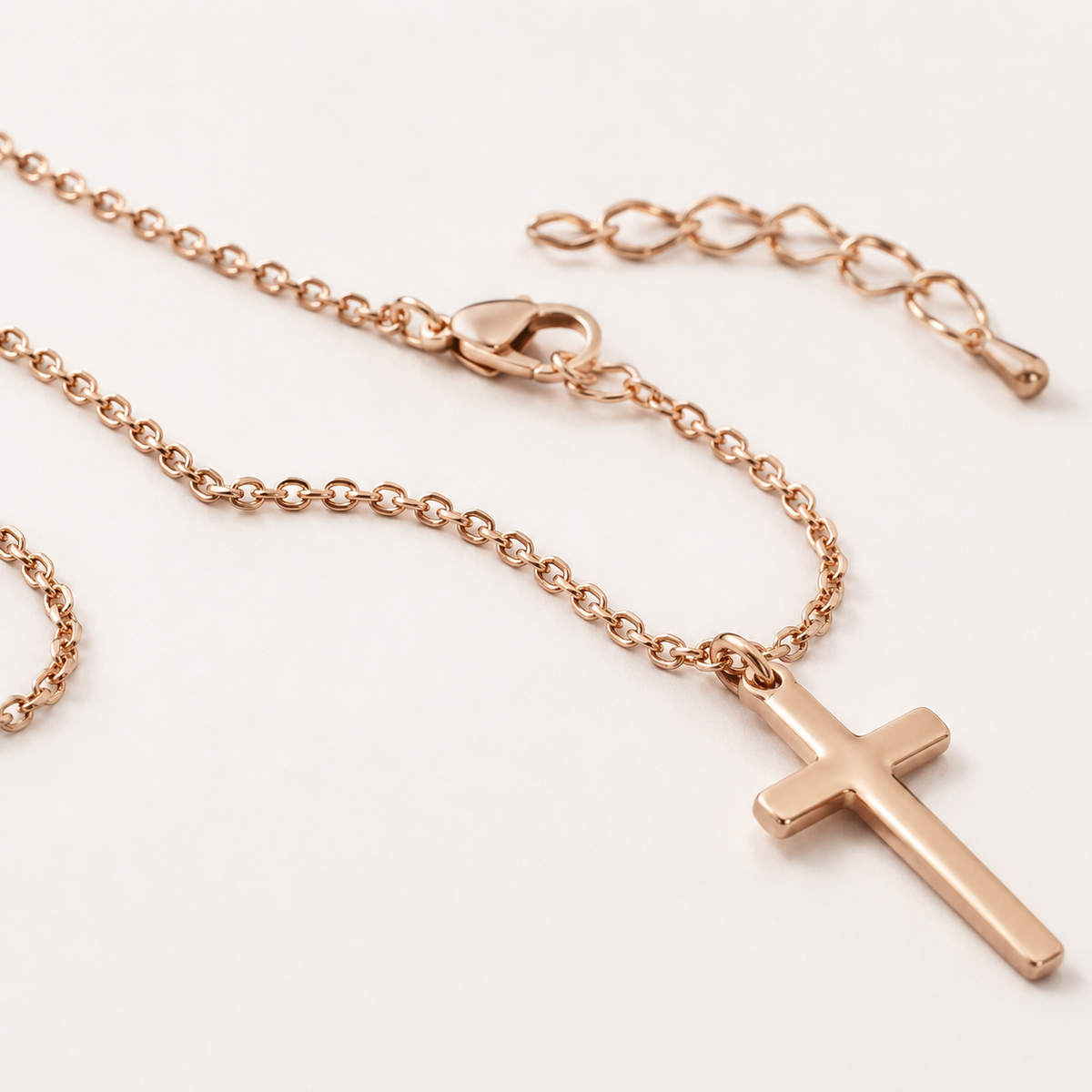 Small Cross Pendant Necklace