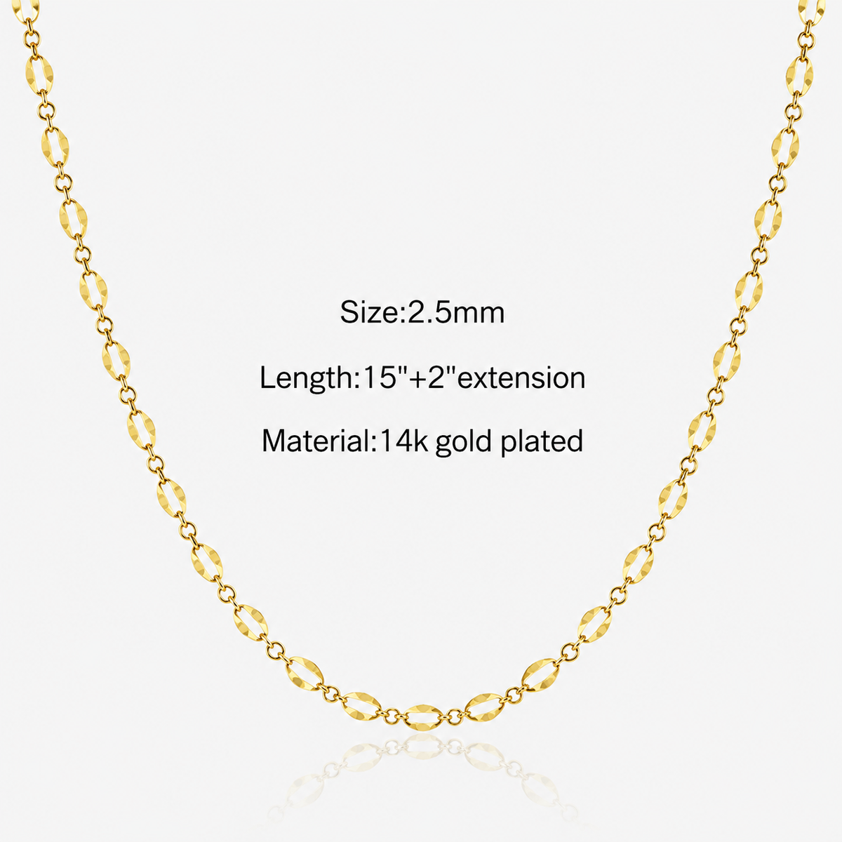 Dainty Lips Chain Necklace