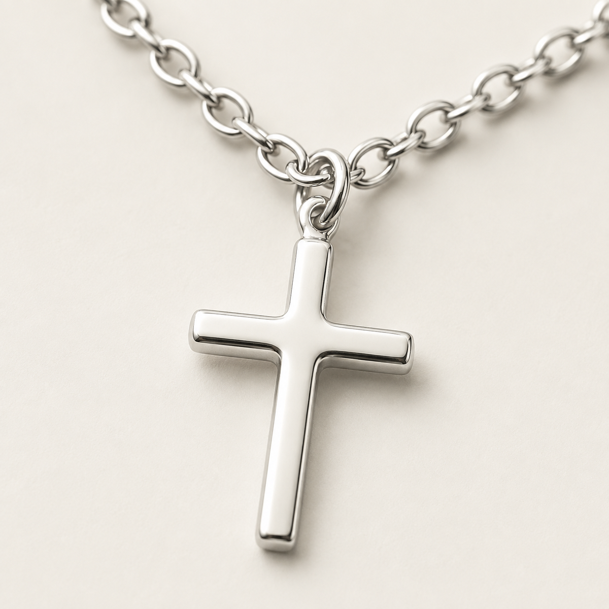 Adjustable Cross Pendant Necklace