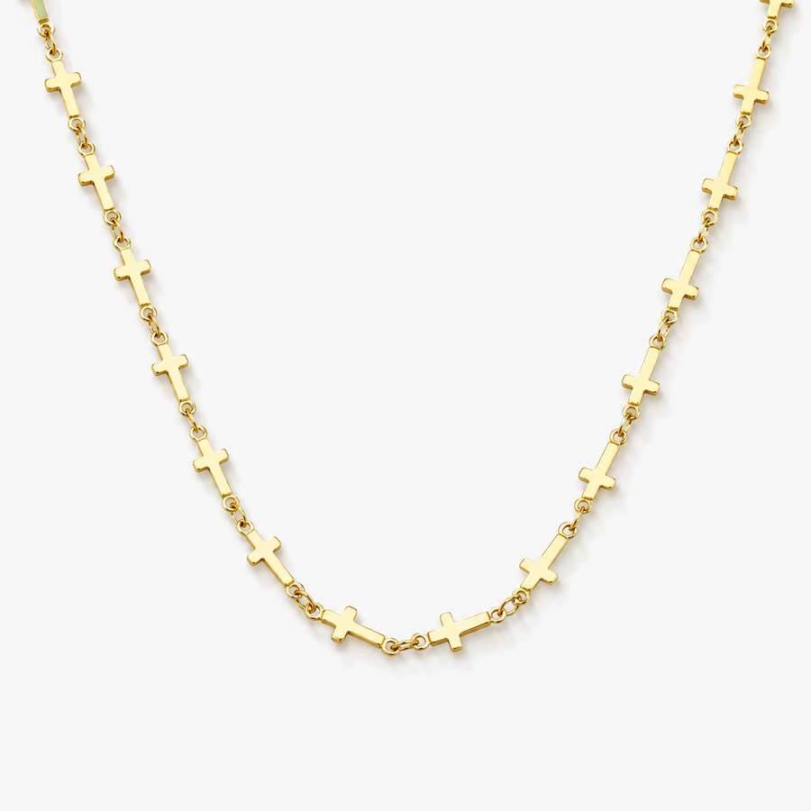 Fashion Cross Choker Necklace