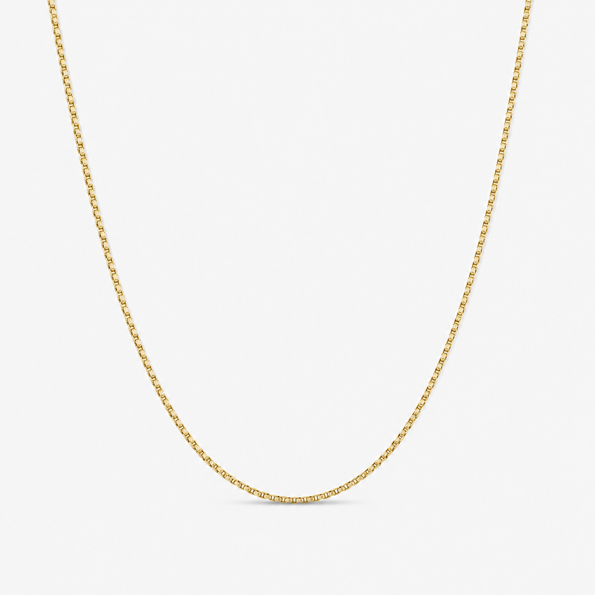 Thin Box Chain Necklace