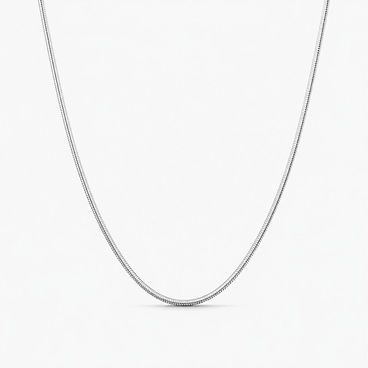 Dainty Flat Snake Chain Necklace