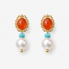 Vintage Pearl Stud Earrings