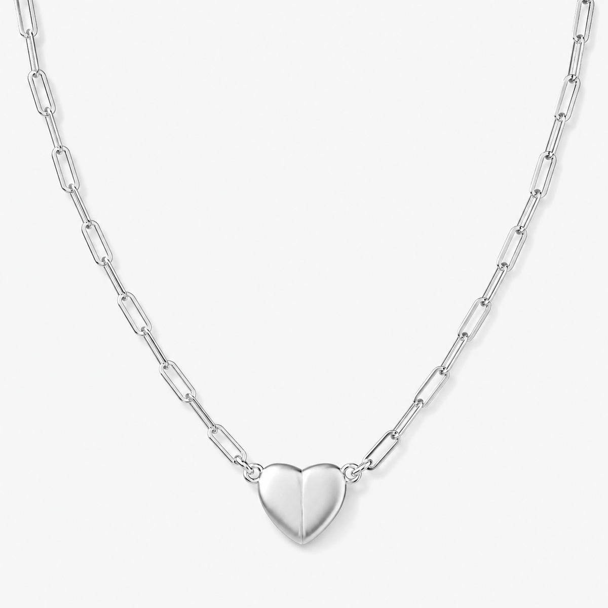 Magnetic Heart Pendant Necklace
