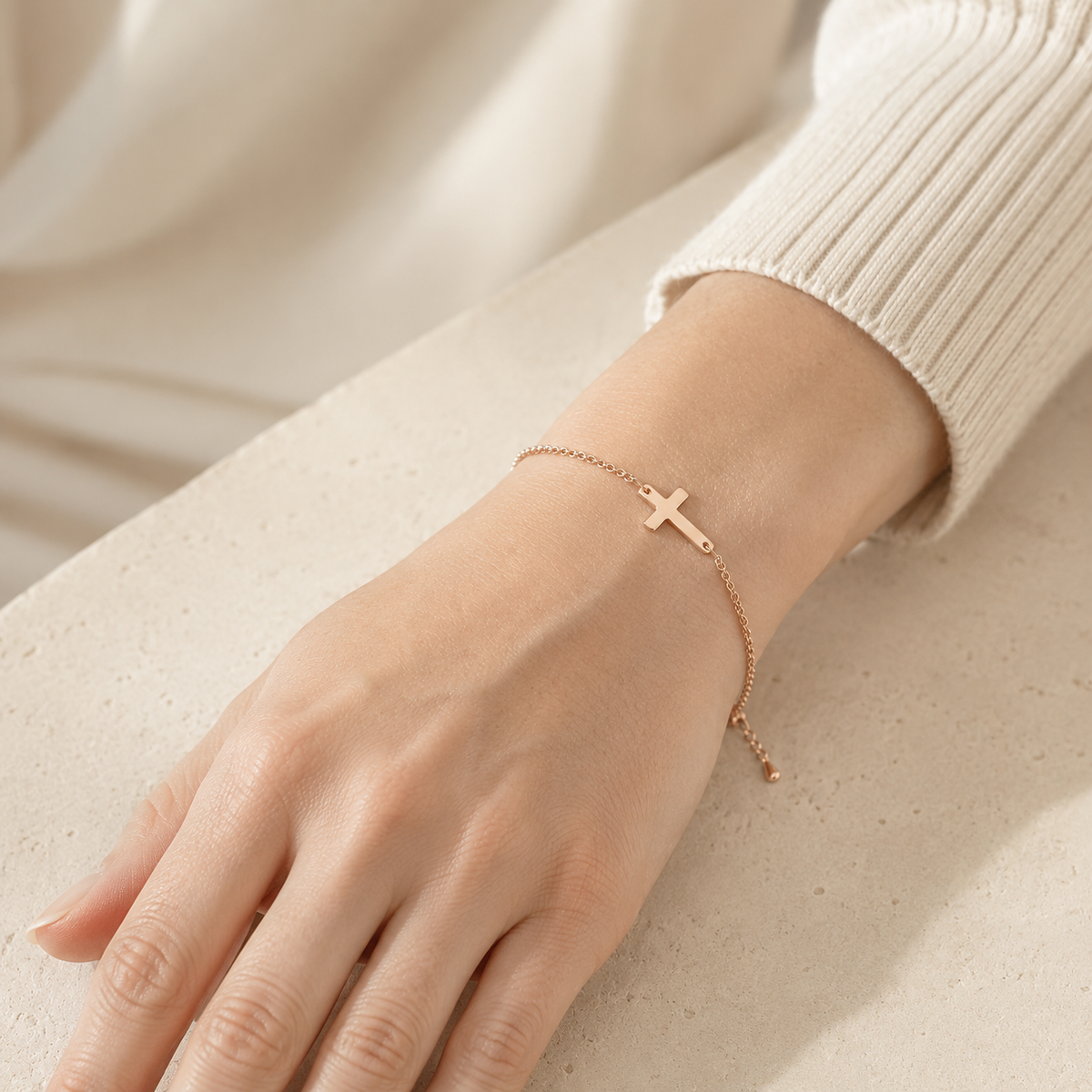 Simple Cross Bracelet