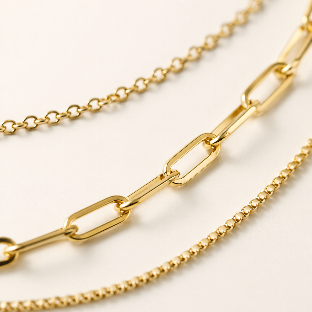 Stackable Chain Necklace Set