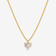Chunky Heart Pendant Choker
