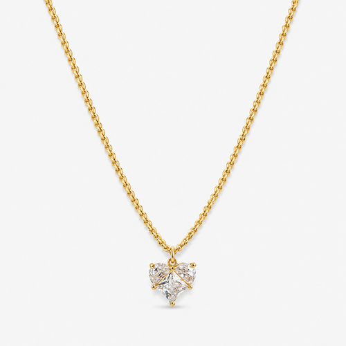 Chunky Heart Pendant Choker
