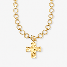Gold Cross Pendant Necklace