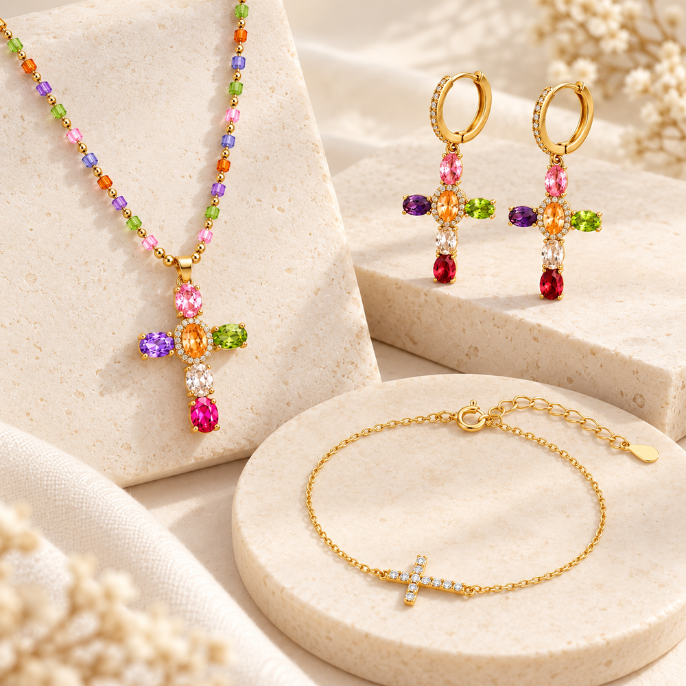 Rainbow Cross Set