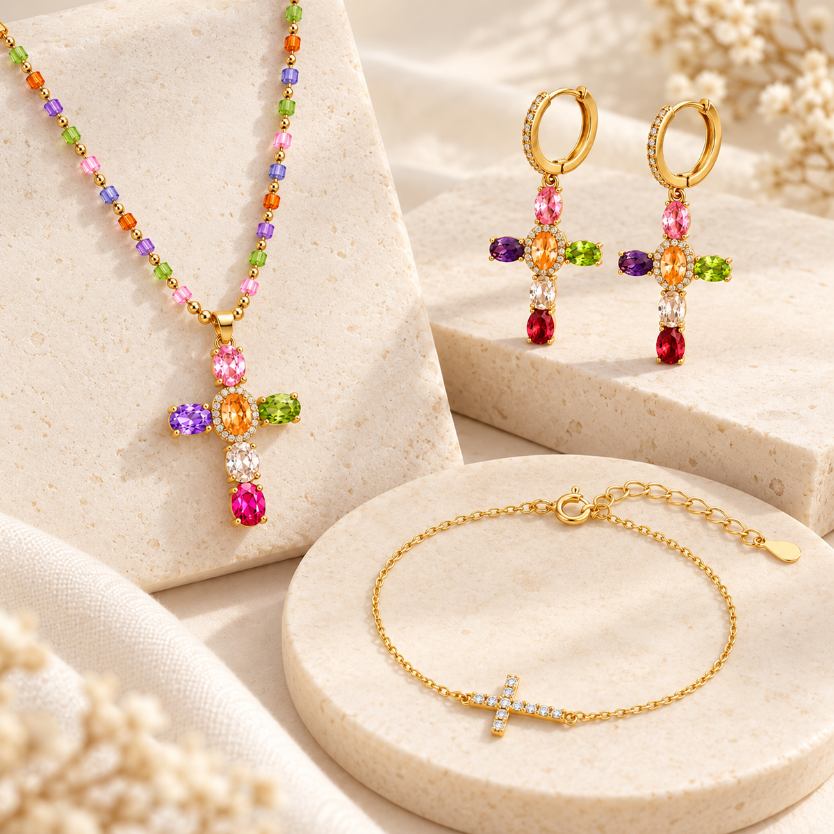 Rainbow Cross Set