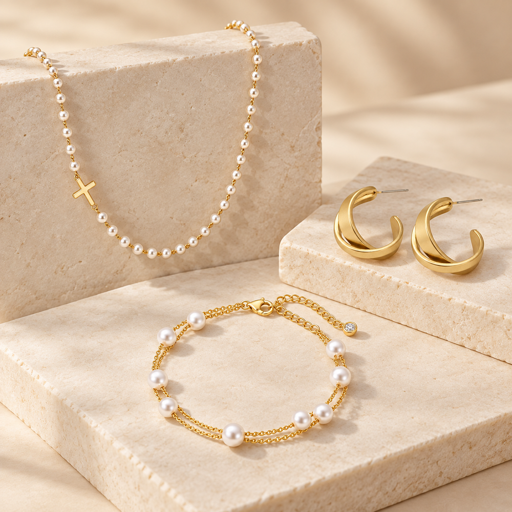 Sideways Pearl Faith Set