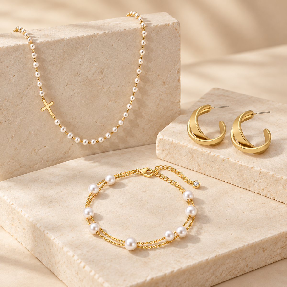 Sideways Pearl Faith Set