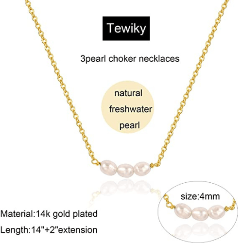 Classic Pearl Choker Necklace