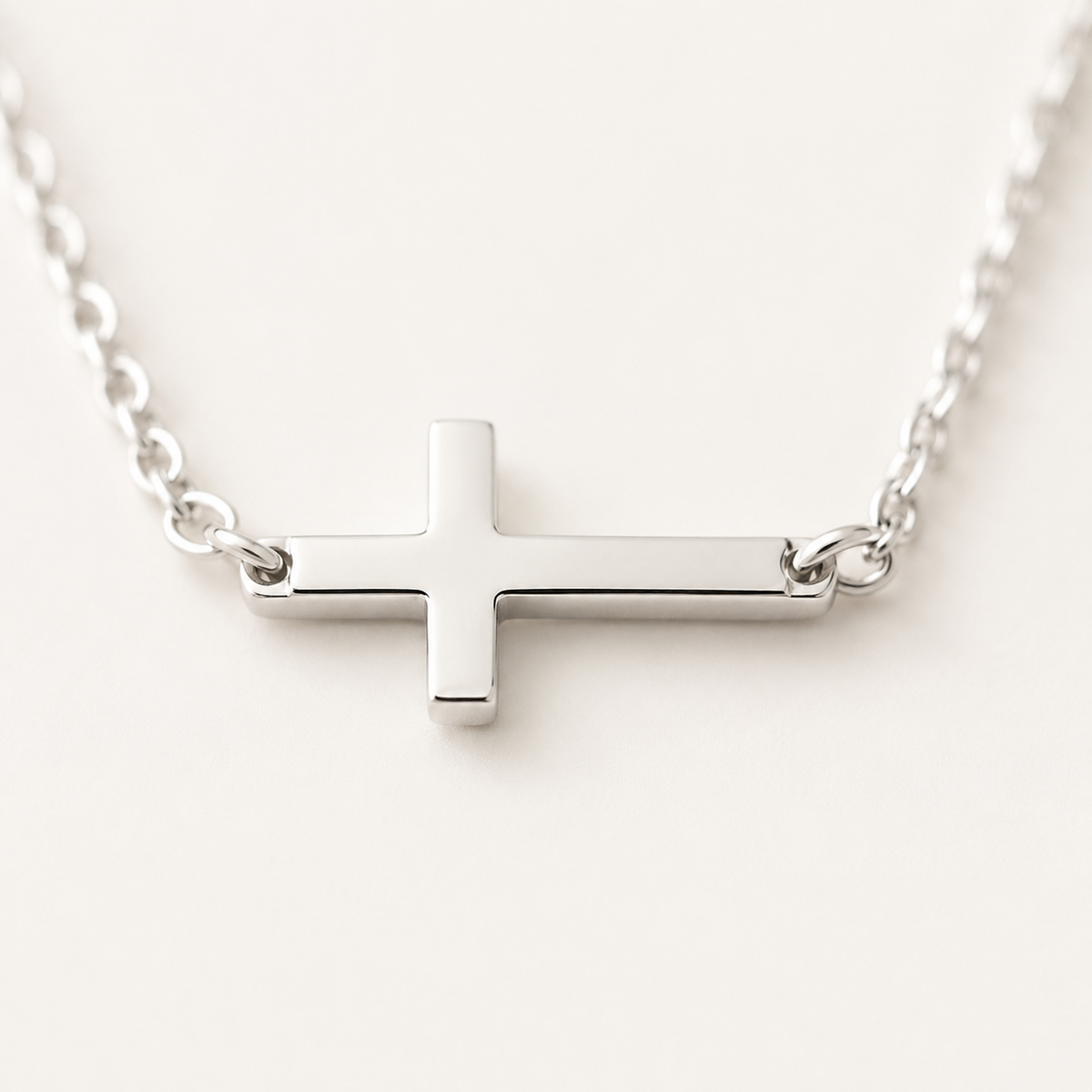 Mini Cross Pendant Choker