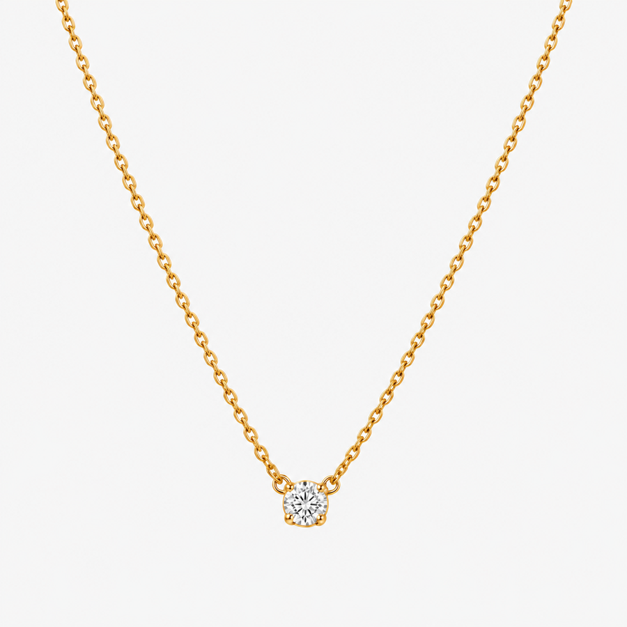 hiny CZ Pendant Necklace
