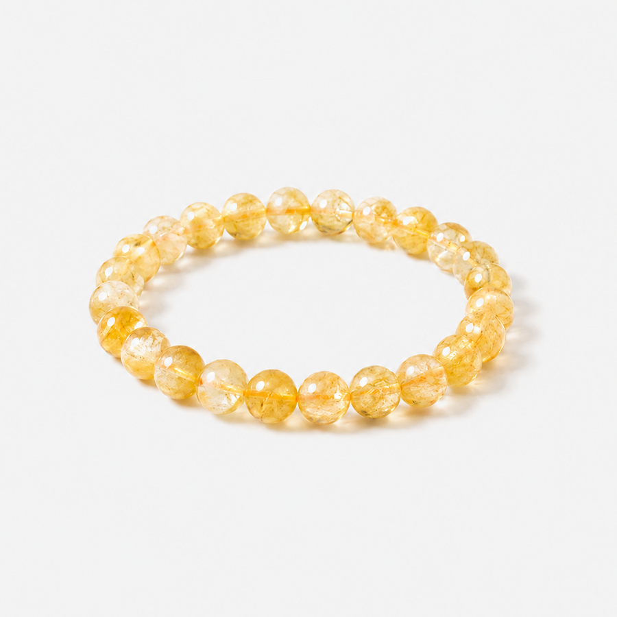 Natural Citrine Gemstone Bracelet