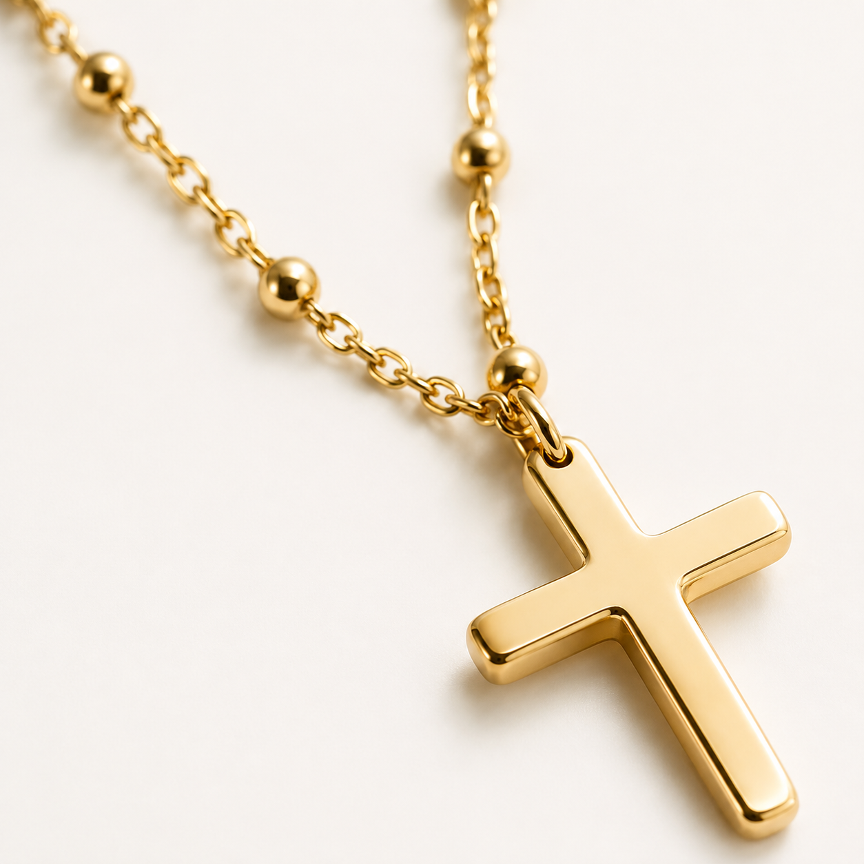 Minimalist Cross Pendant Necklace