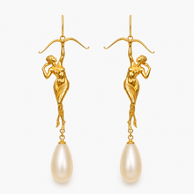 Sagittarius Goddess Dangle Earrings