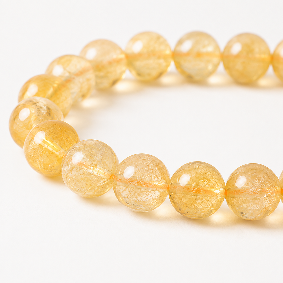 Natural Citrine Gemstone Bracelet