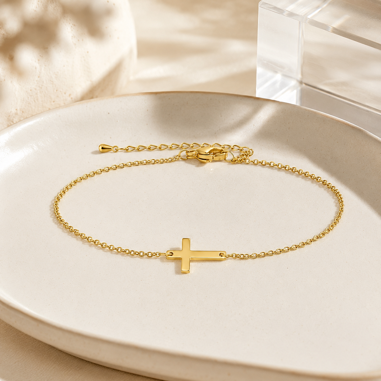 Simple Cross Bracelet