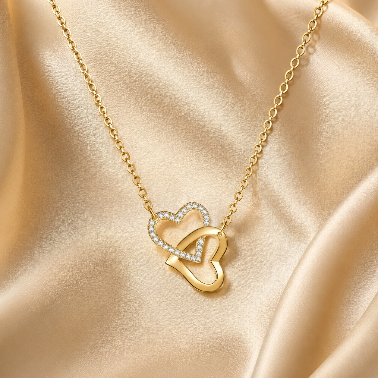 Entwined Hearts Necklace