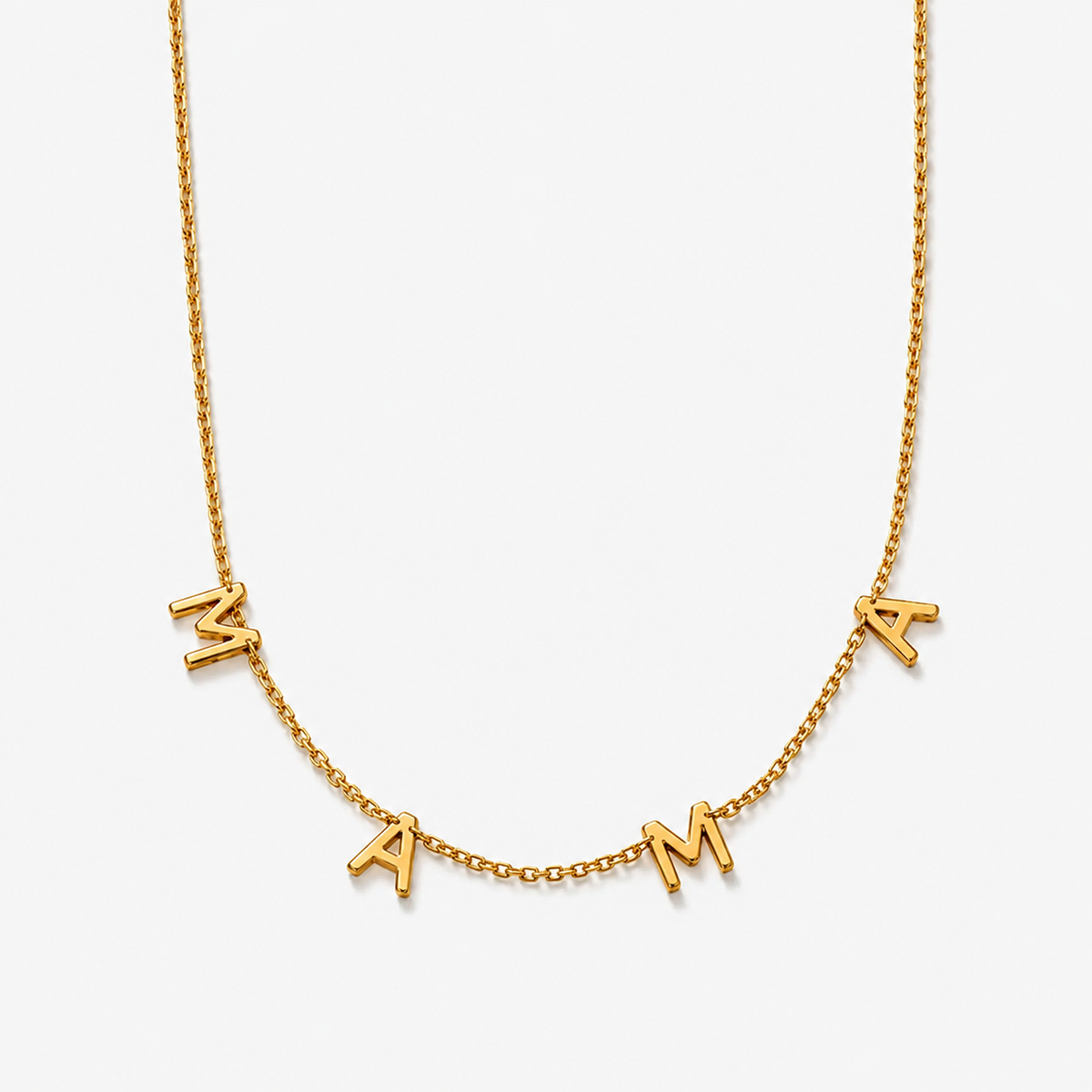 Simple MAMA Letter Necklace