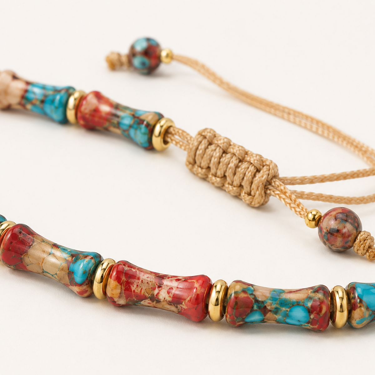 Imperial Jasper Beaded Bracelet