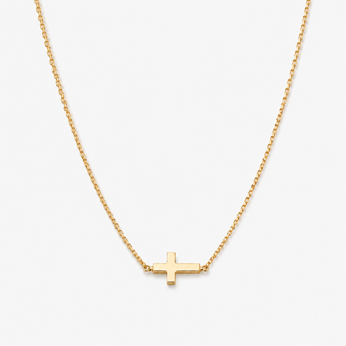 Mini Cross Pendant Choker