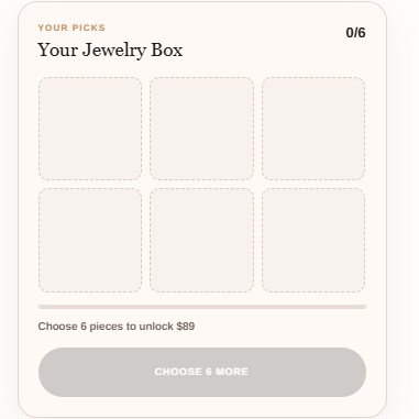 TEWIKY Build Your Jewelry Box