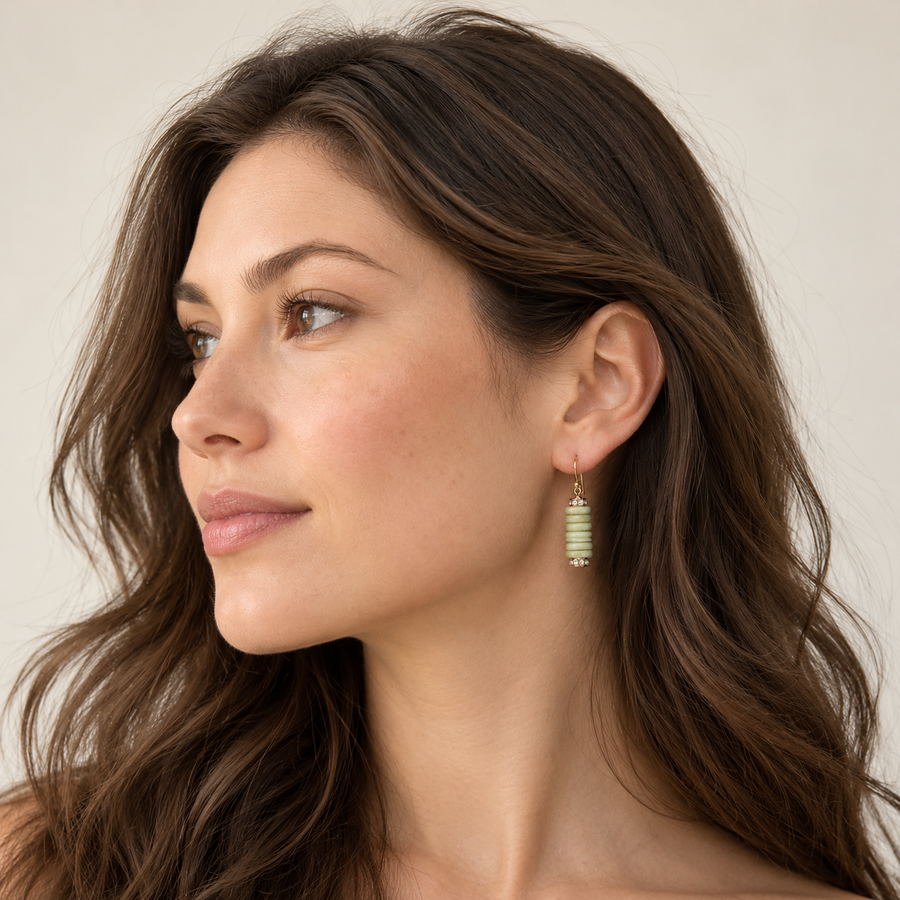 Vintage Mother-of-Pearl Earrings