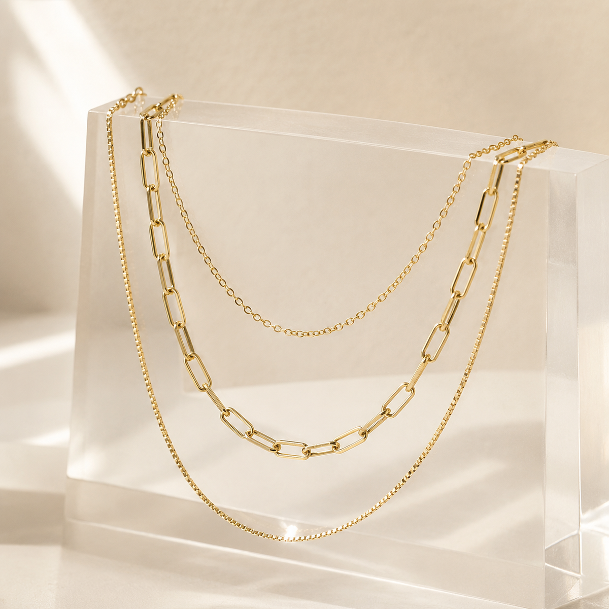Stackable Chain Necklace Set