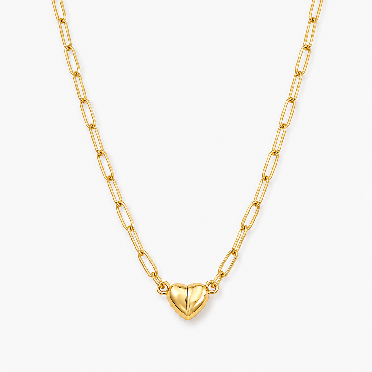 Magnetic Heart Pendant Necklace