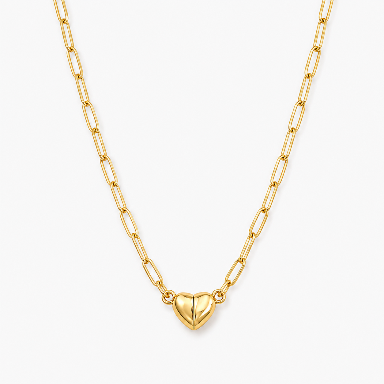 Magnetic Heart Pendant Necklace