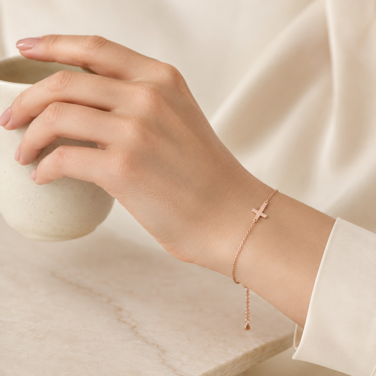 Simple Cross Bracelet