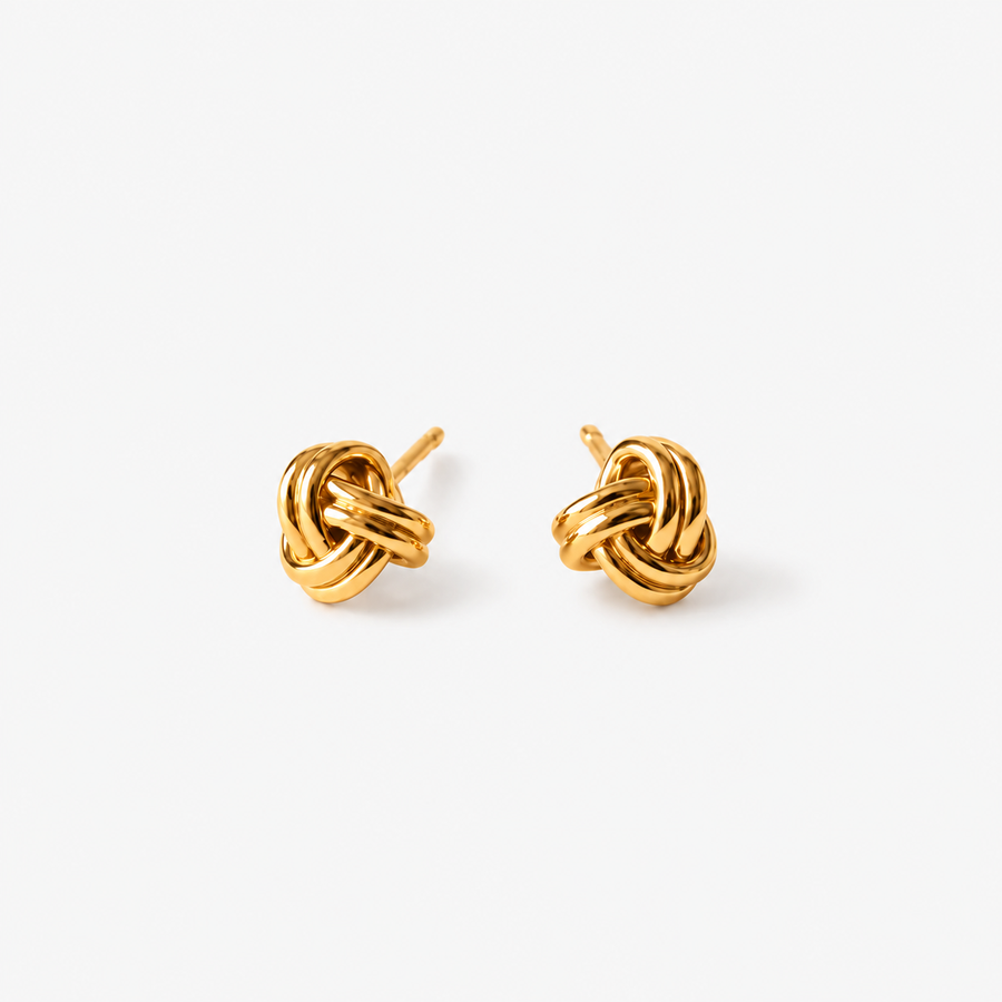 Love Knot Stud Earrings