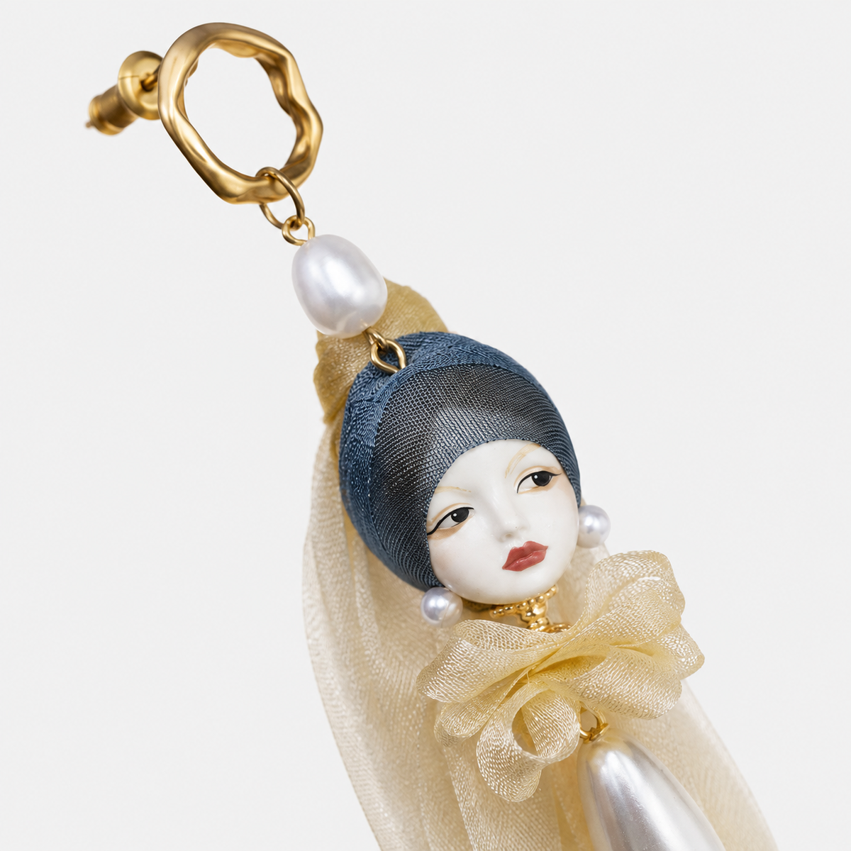 Girl with a Pearl Earring Art Studs