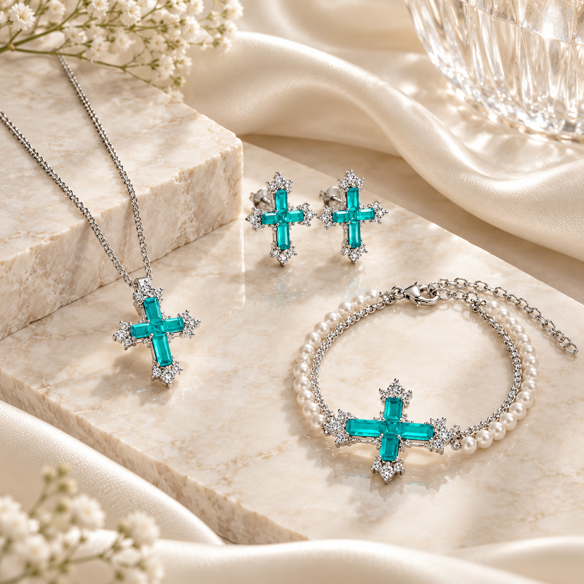 Paraiba Cross Set