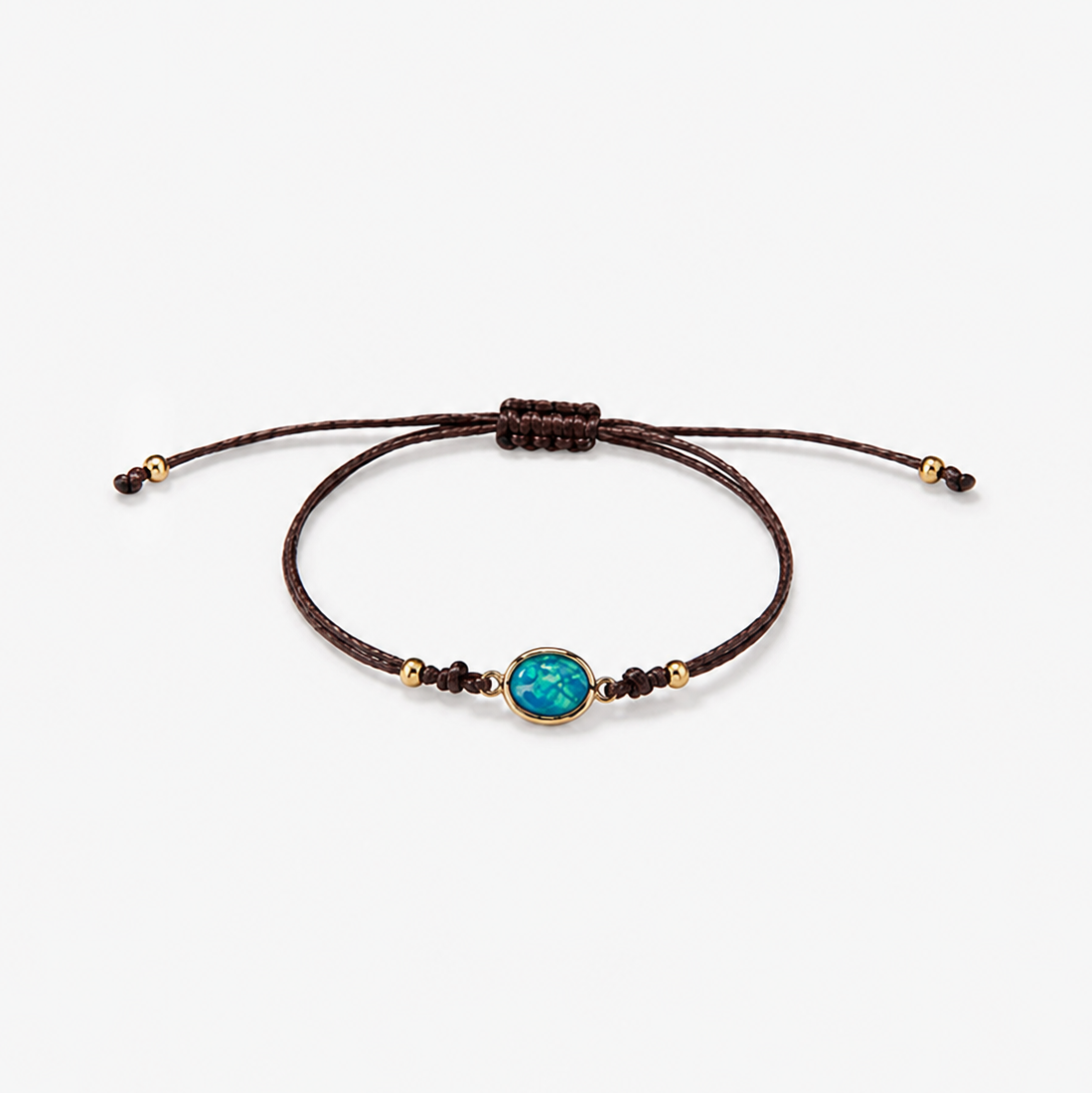 Iridescent Opal Adjustable Bracelet