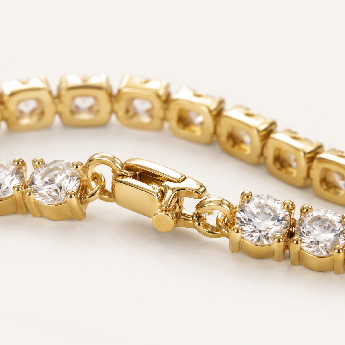 CZ Tennis Necklace Bracelet Set