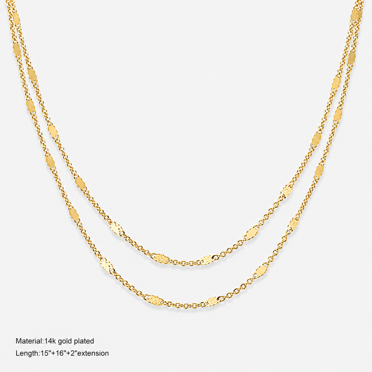 Dainty Layered Dot Necklace