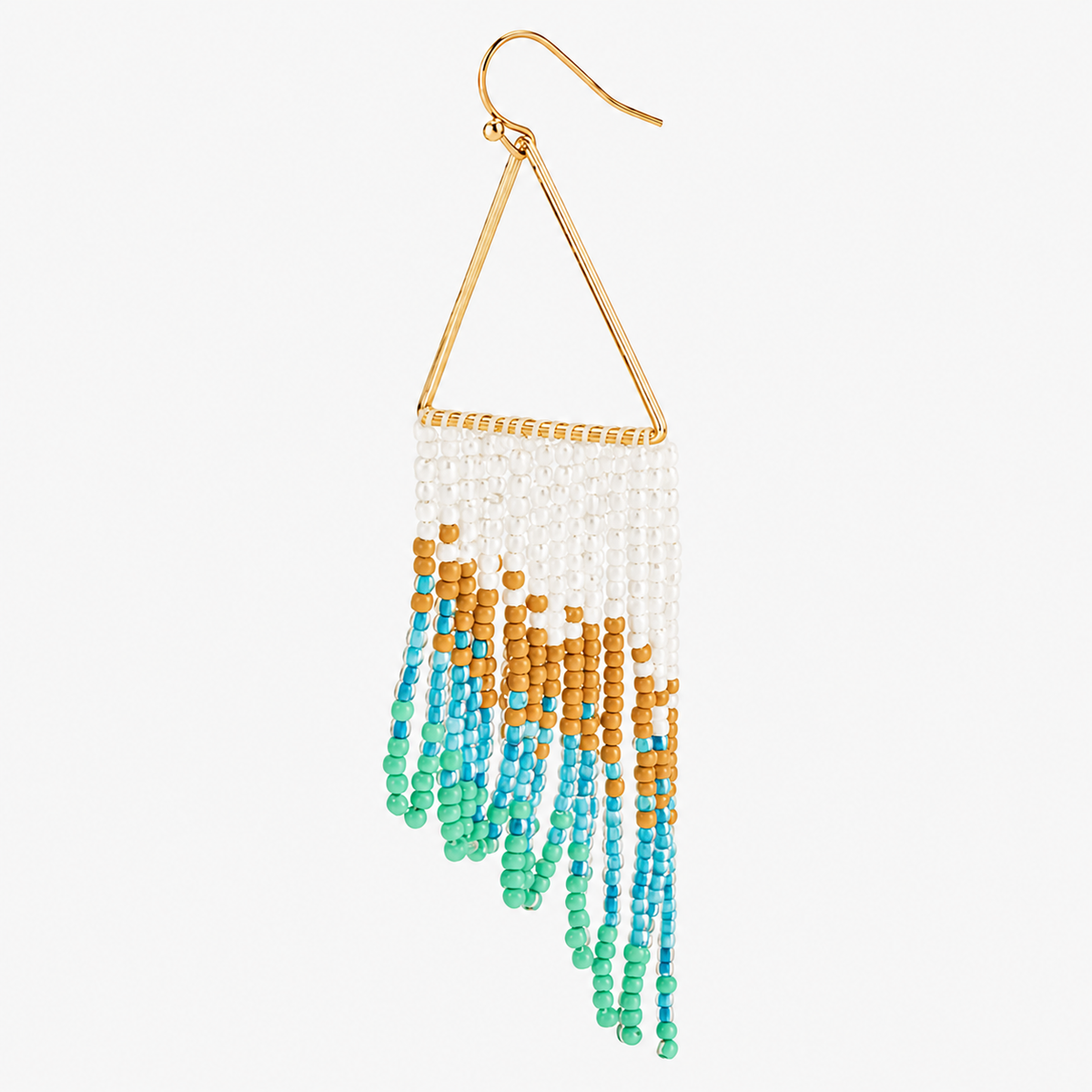 Bohemian Seed Bead Tassel Earrings