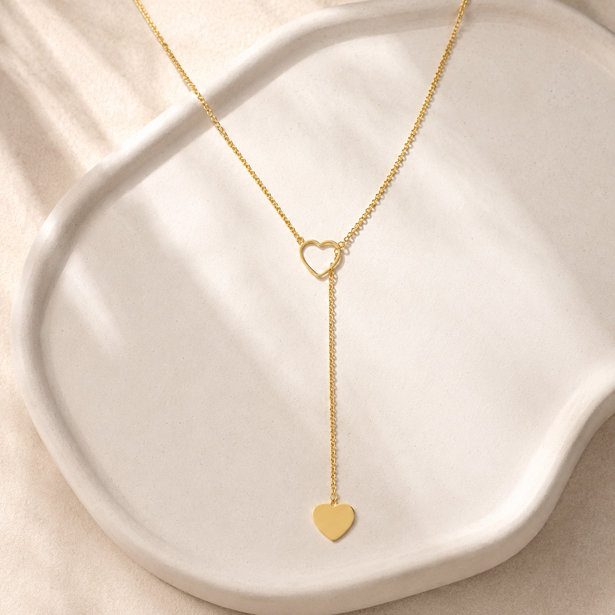 Heart Y Necklace