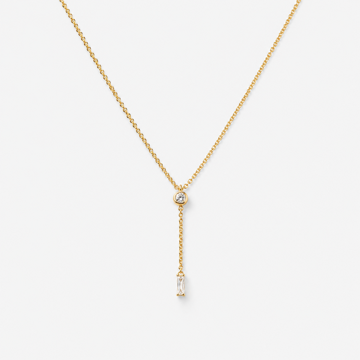 CZ Y Necklace