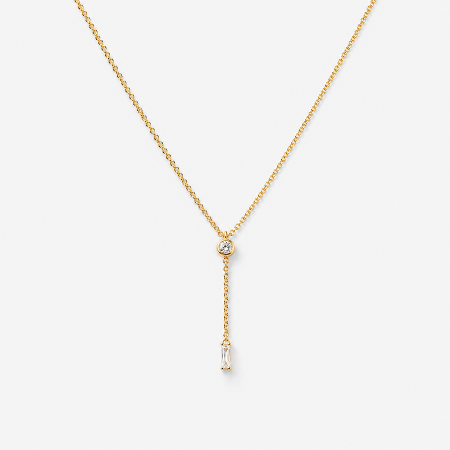 CZ Y Necklace