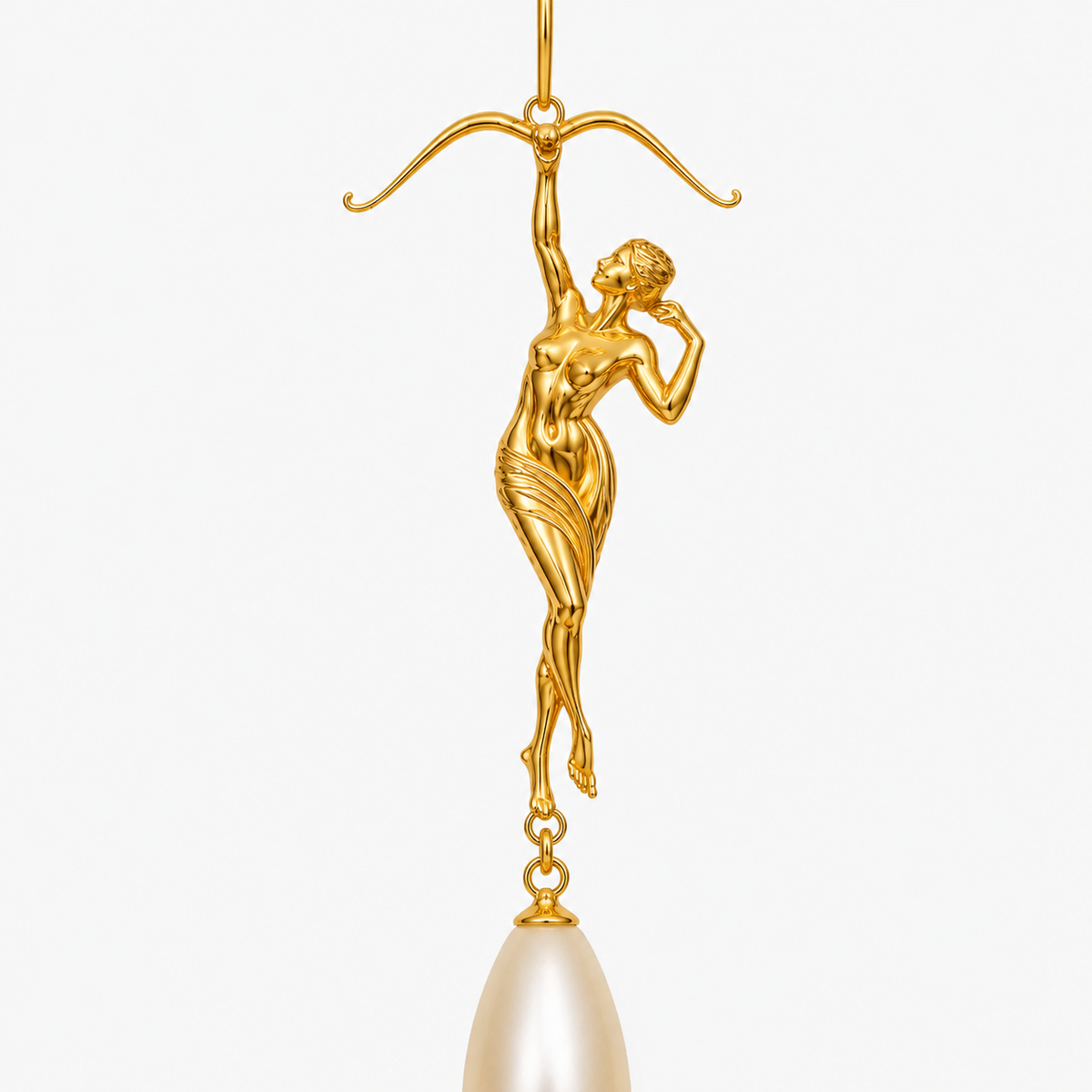 Sagittarius Goddess Dangle Earrings