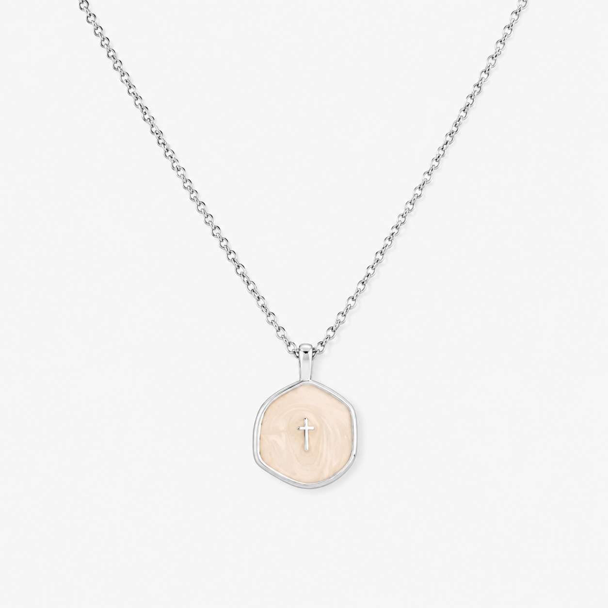 Tewiky 14K Gold Plated Cross Necklace for Women